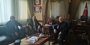 Şəhid Orxan Əsgərovun atası və QHT sədri Türkiyə səfiri ilə görüşdü