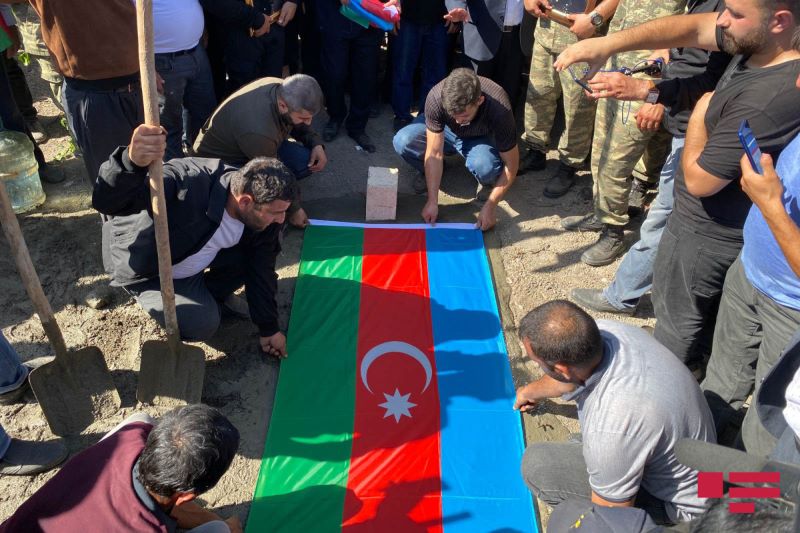Şəhid Məftun Əhmədzadə doğma Tərtər rayonu Evoğlu kəndində dəfn olundu